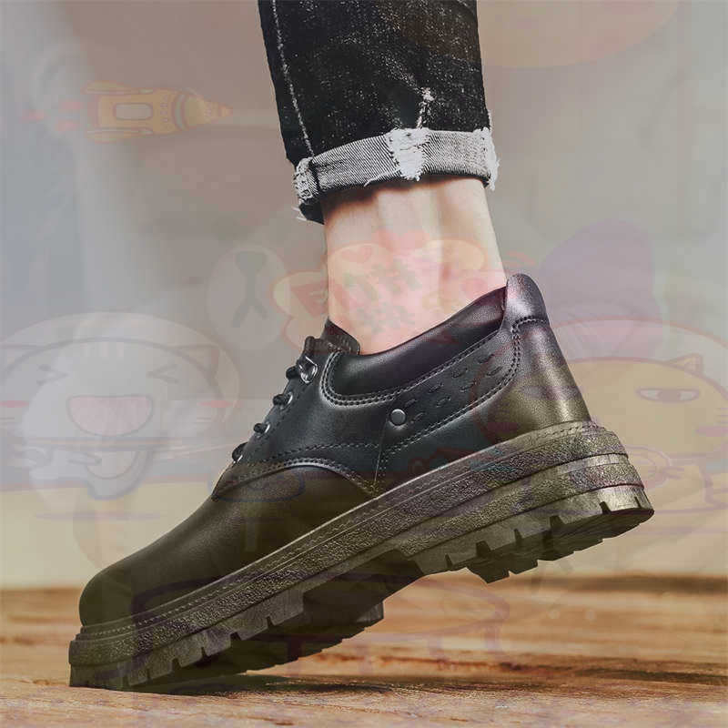 Trending Tech Accessories - Dark Natural Leather Fashion Trainers Tennis