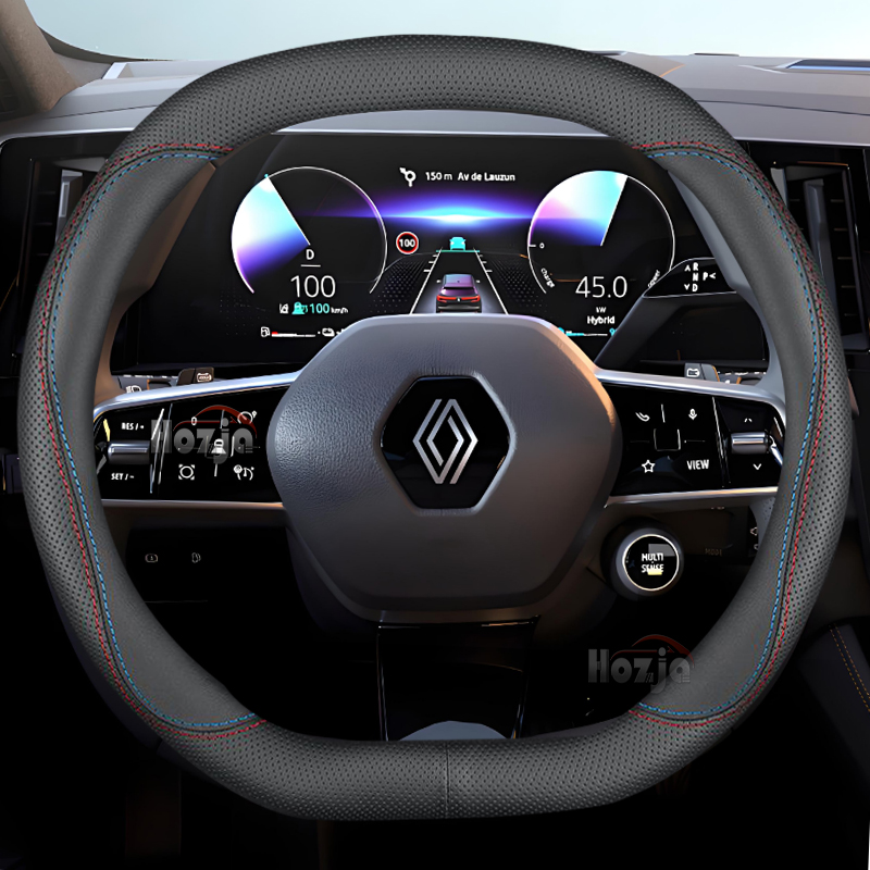 Tech Accessories 2022 - Leather Car Steering Wheel Cover for