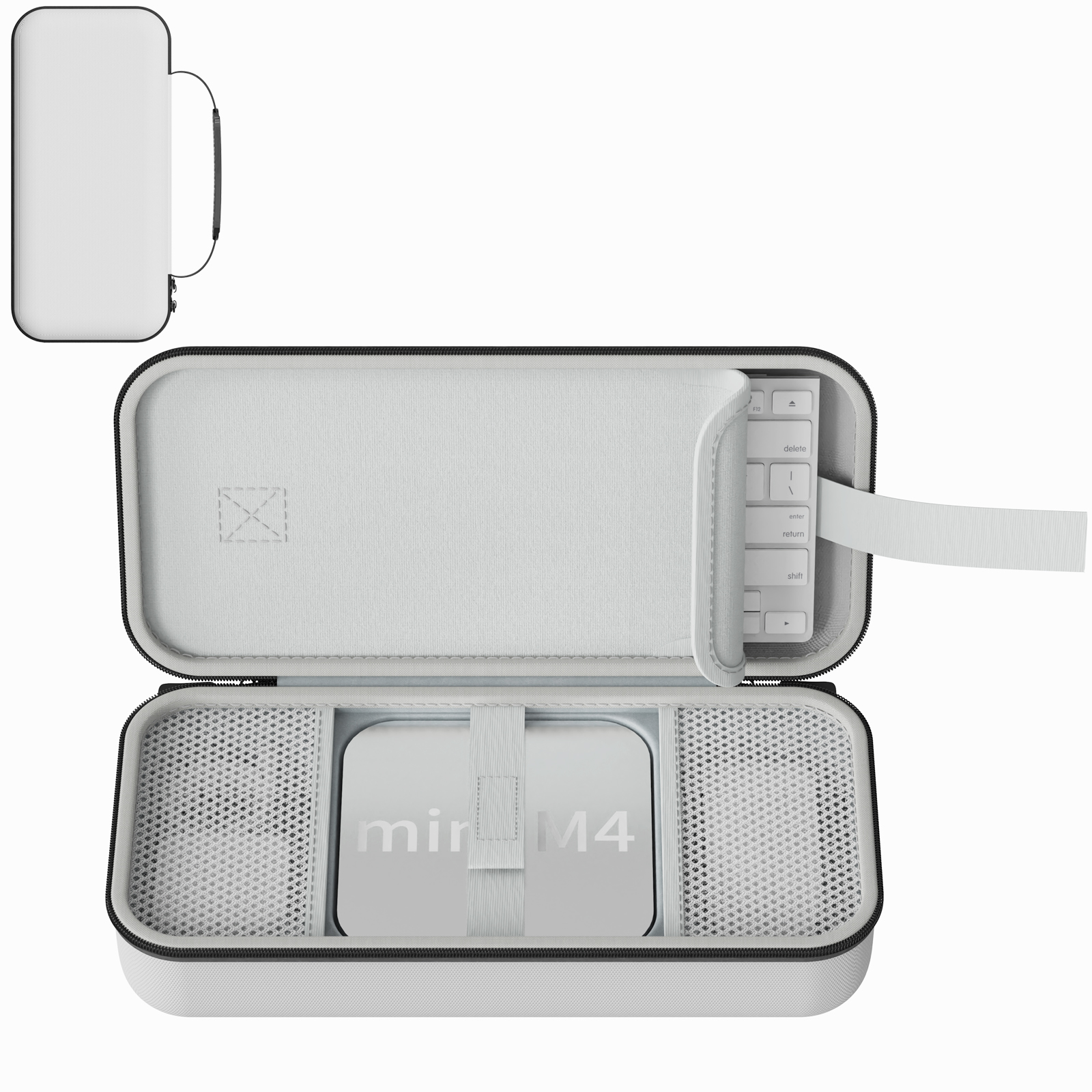 Tech Accessories Desk - Electronics organizer for 2024 Mac mini