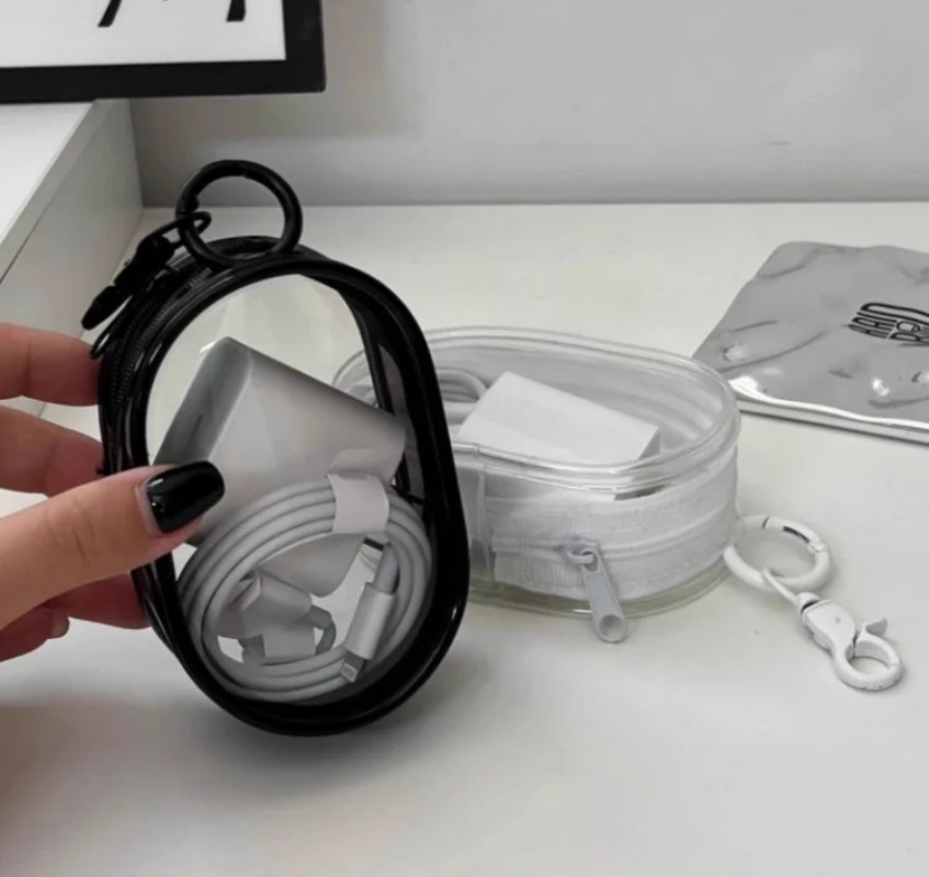 5PCS Transparent Portable Zipp - Tech Accessories For Christmas ulasan dan harga