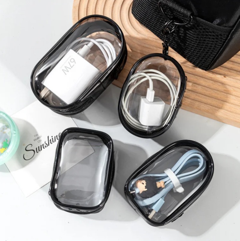 5PCS Transparent Portable Zipp - Tech Accessories For Christmas ulasan dan harga