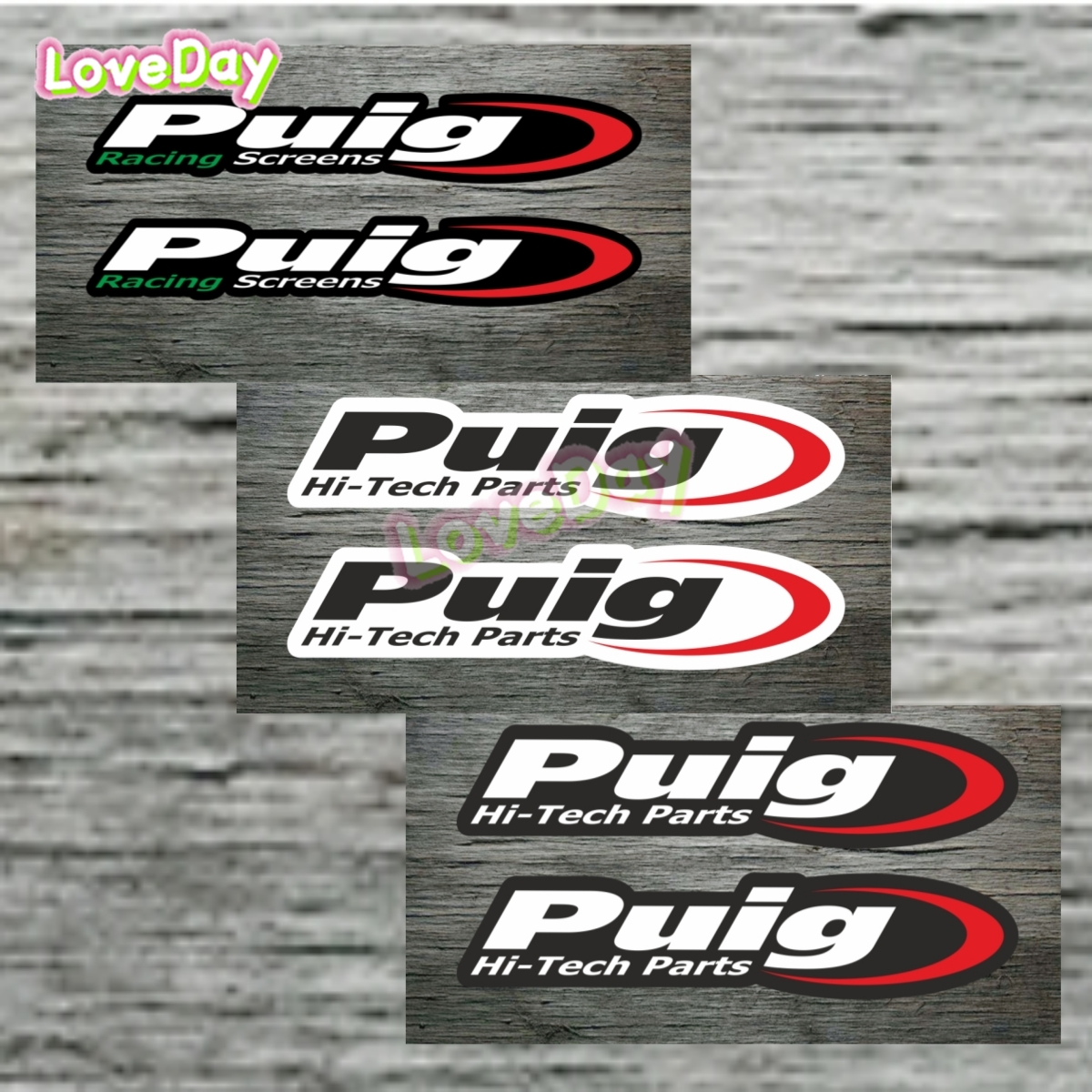 Puig Racing Hi-Tech Sticker NG - Tech Accessories Words ulasan dan harga