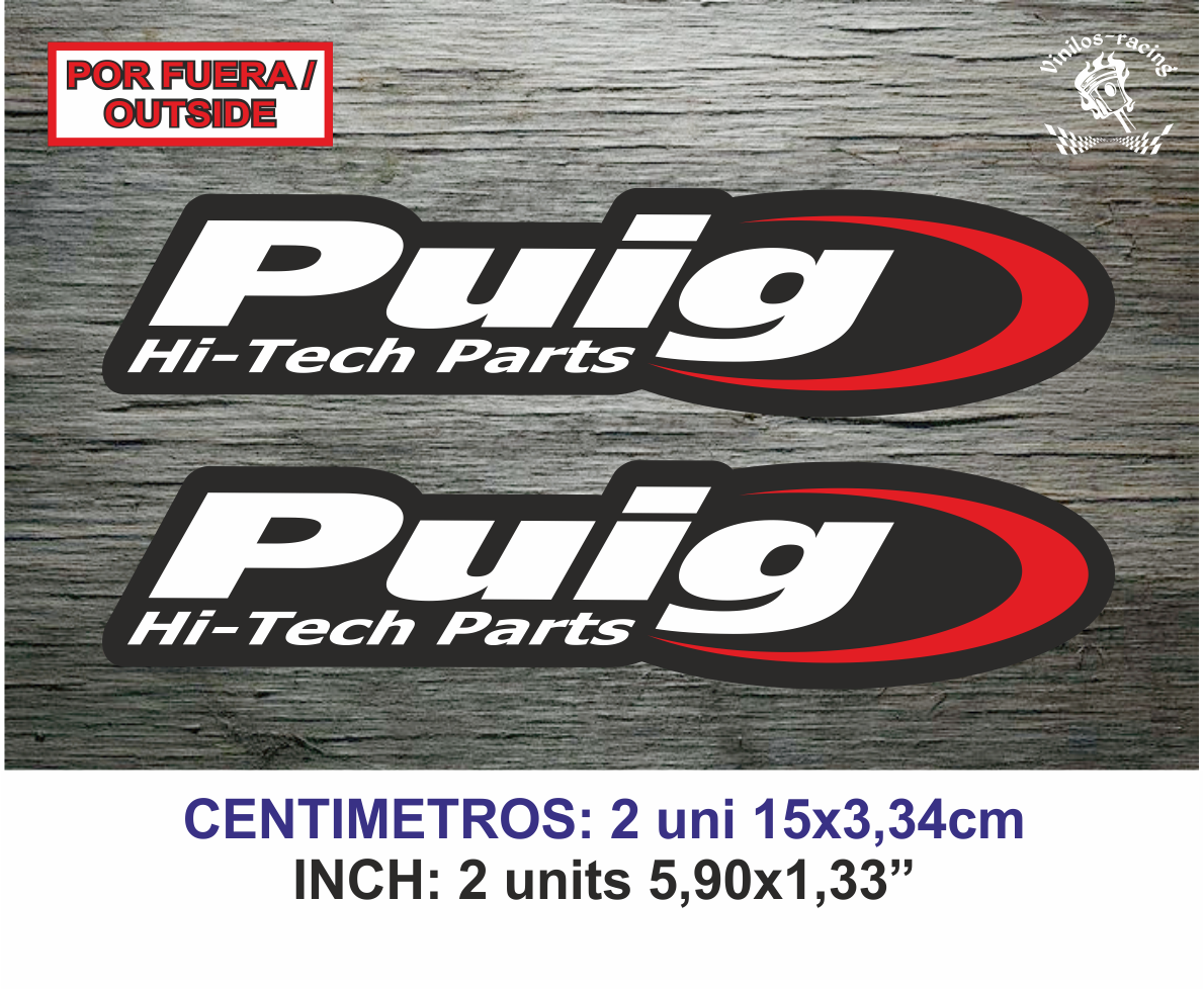 Puig Racing Hi-Tech Sticker NG - Tech Accessories Words ulasan dan harga