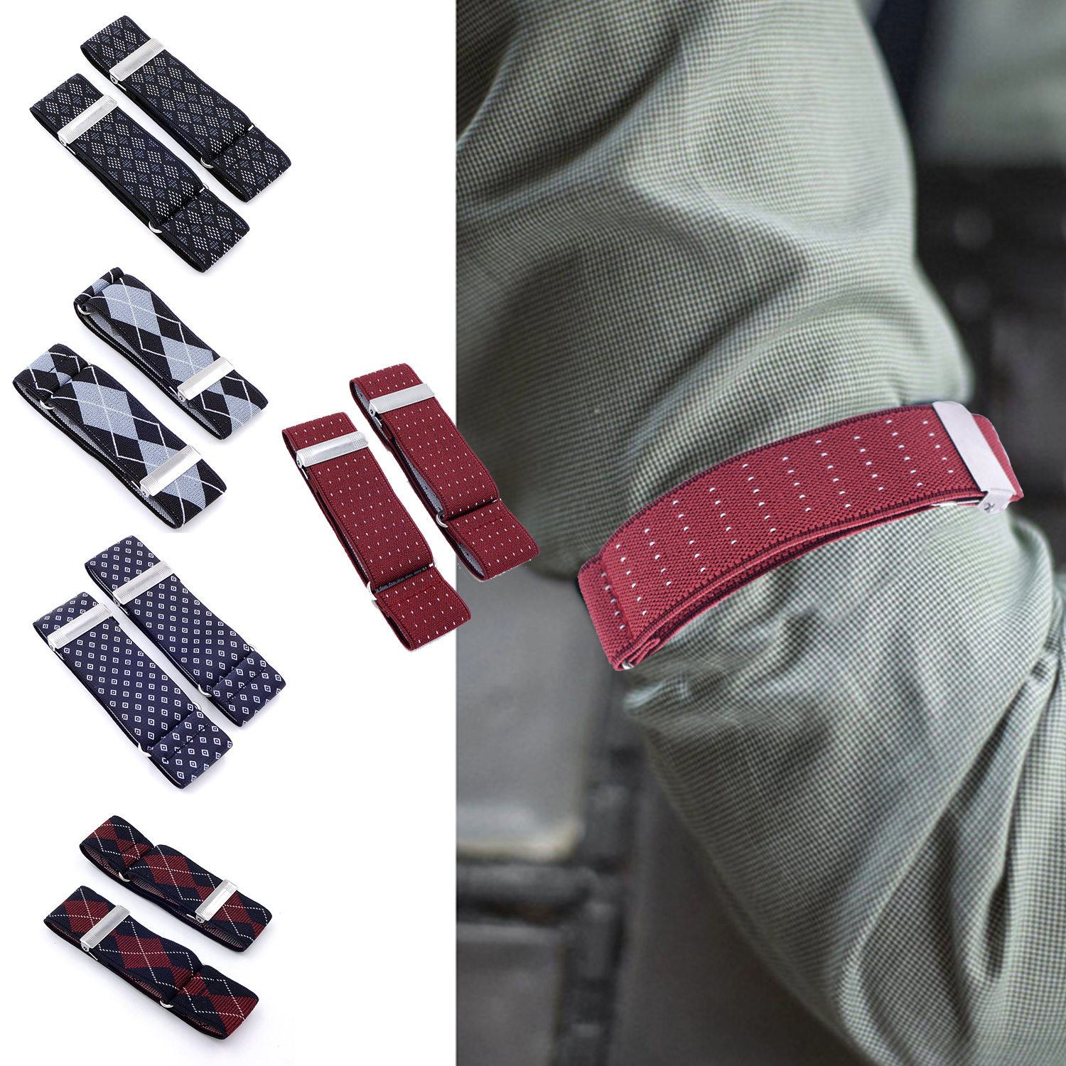 Men Business Elastic Adjustabl - Tech Wear Accessories ulasan dan harga