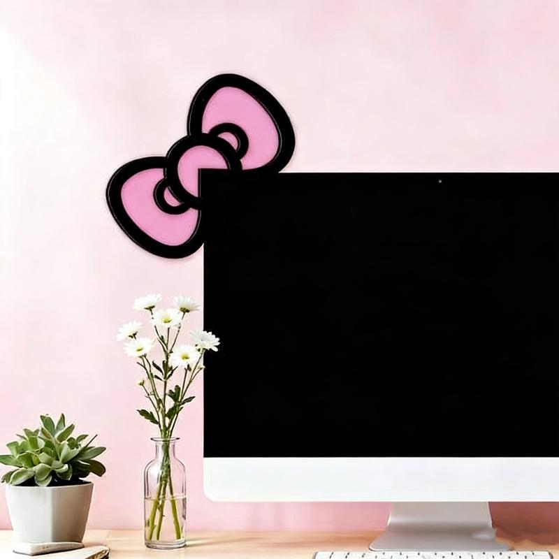 New 1/2Pcs Wooden Bowknot PC A - Tech Accessories Desk ulasan dan harga