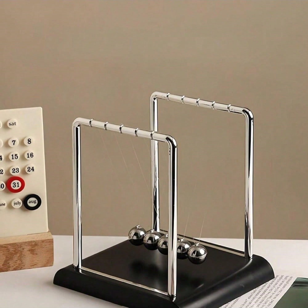 Black Metal Newton's Cradle Ba - Tech Accessories Usa ulasan dan harga