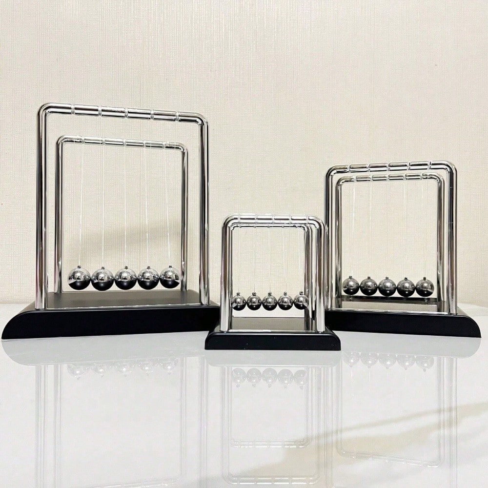 Black Metal Newton's Cradle Ba - Tech Accessories Usa ulasan dan harga