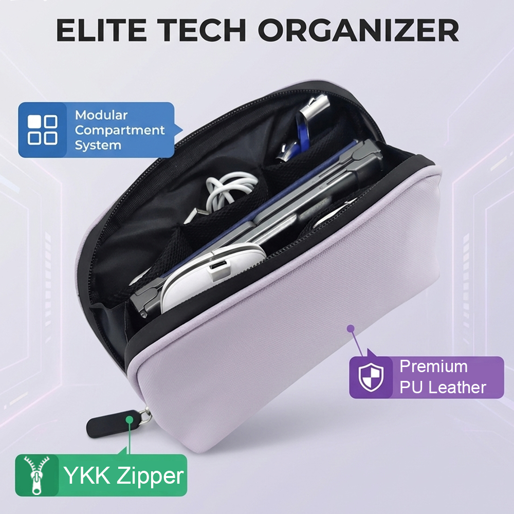 Tech Organizer Bag Portable El - Tech Accessories Travel Organizer Pouch ulasan dan harga