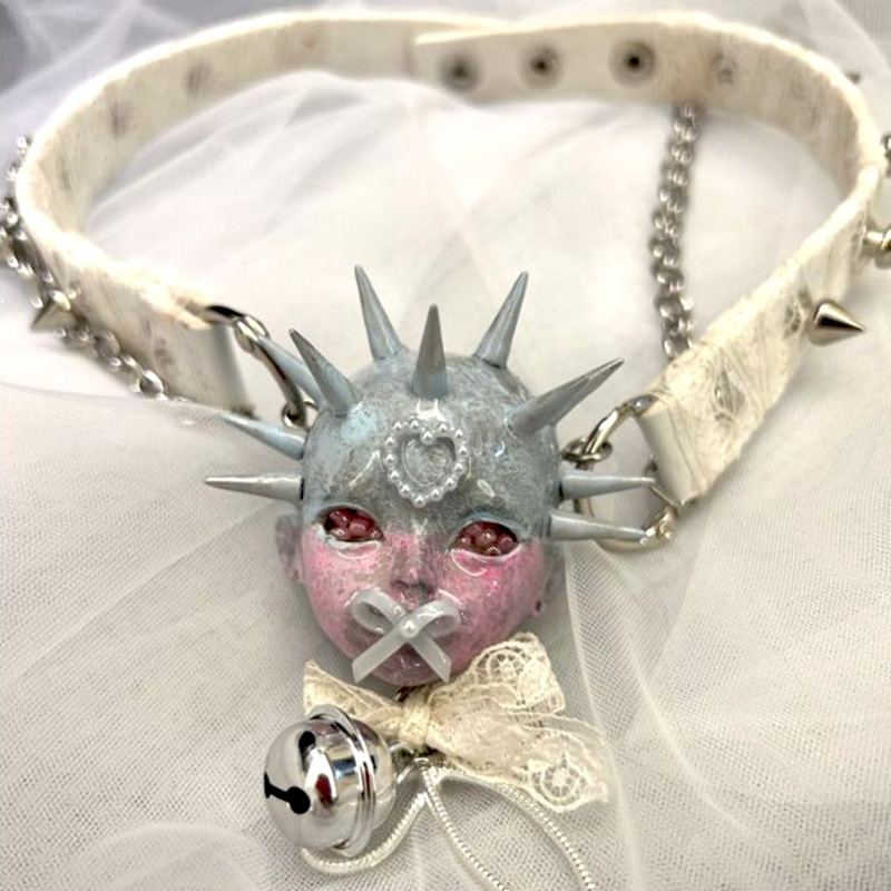 2025 New Punk Y2K Doll Necklac - Tech Wear Accessories ulasan dan harga