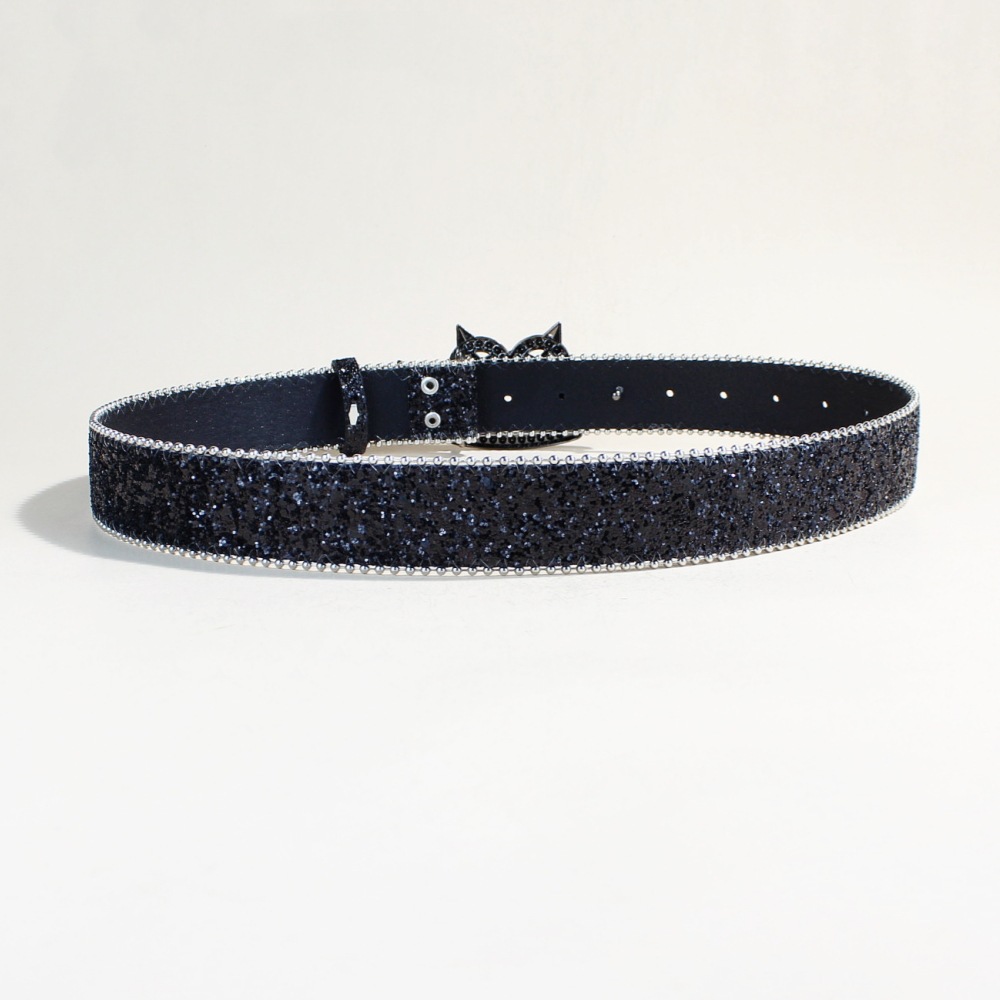 Y2K Rhinestone Belt Punk Knuck - Tech Wear Accessories ulasan dan harga