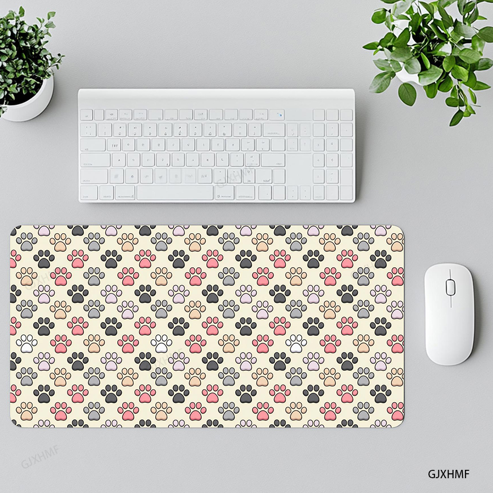 Cute Paw Print Desk Mat Dog Mo - Tech Accessories For Christmas ulasan dan harga