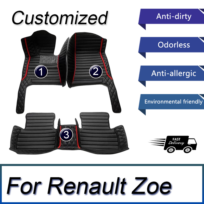 Leather Car Floor Mats For Ren - Tech Accessories 2022 ulasan dan harga