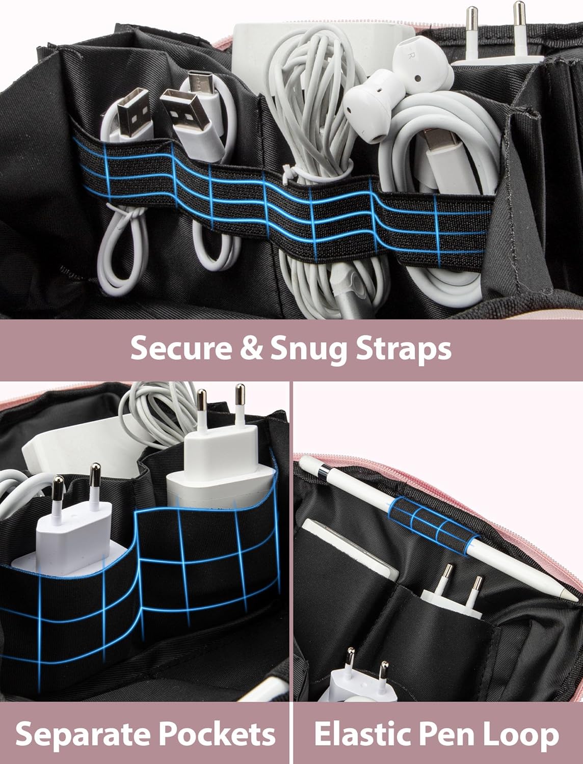 Large Capacity Backpack Organi - Tech Accessories Travel Organizer Pouch ulasan dan harga