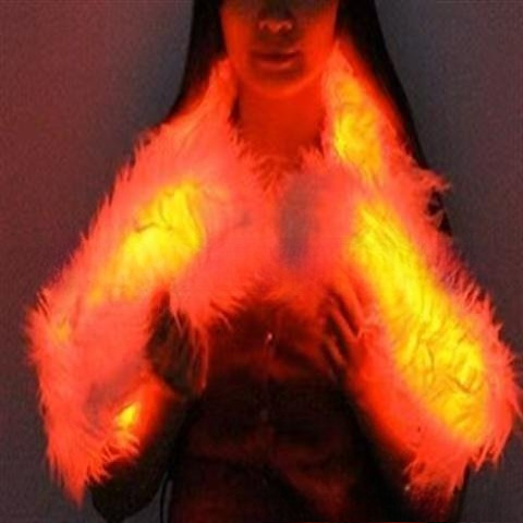 Glow The Dark LED Scarf Fluffy - Tech Accessories For Christmas ulasan dan harga
