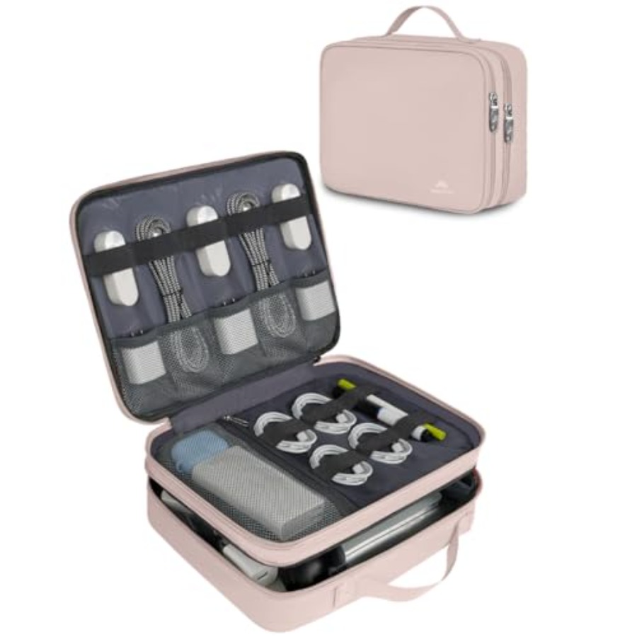 Travel Cord Organizer for Wome - Tech Accessories Travel Case ulasan dan harga
