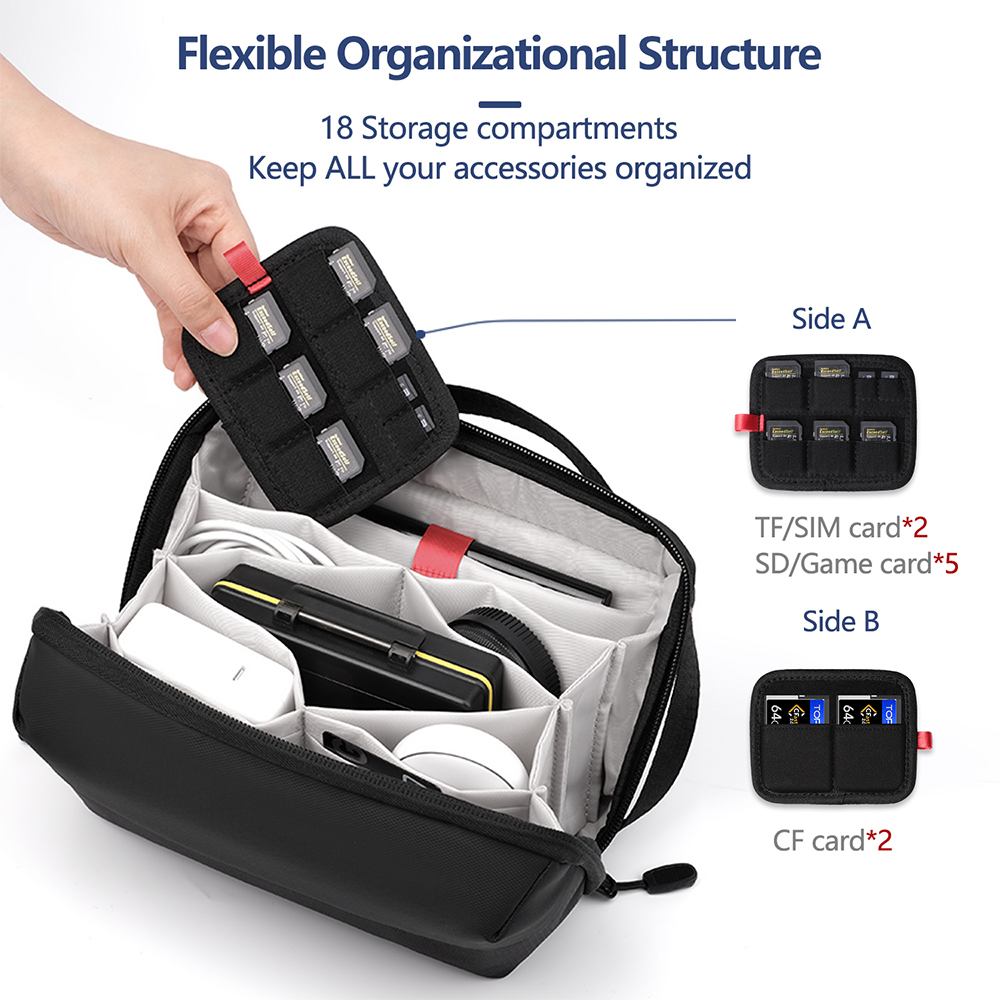 Electronic Organizer Travel Ca - Tech Accessories Travel Organizer Pouch ulasan dan harga