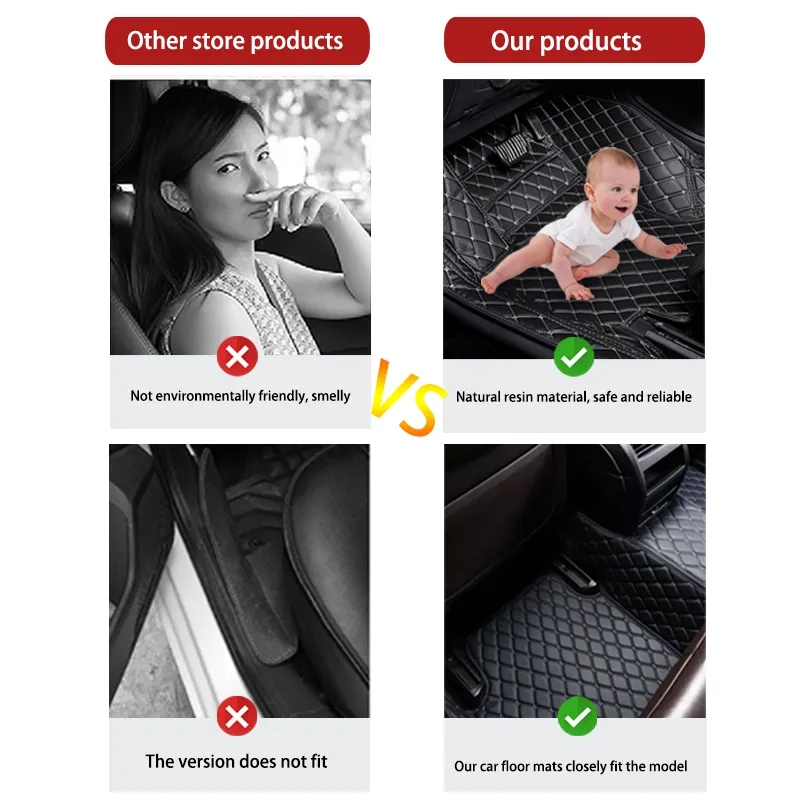 LUXURY Leather Car Floor Mats  - Tech Accessories Luxury ulasan dan harga