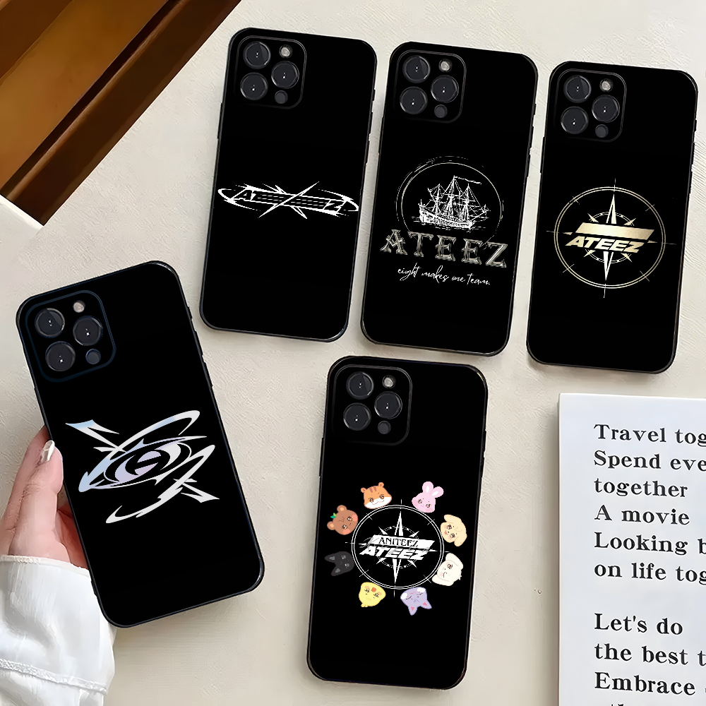 1PC Singers A-ATEEZ Logo Phone - Tech Accessories Apple ulasan dan harga