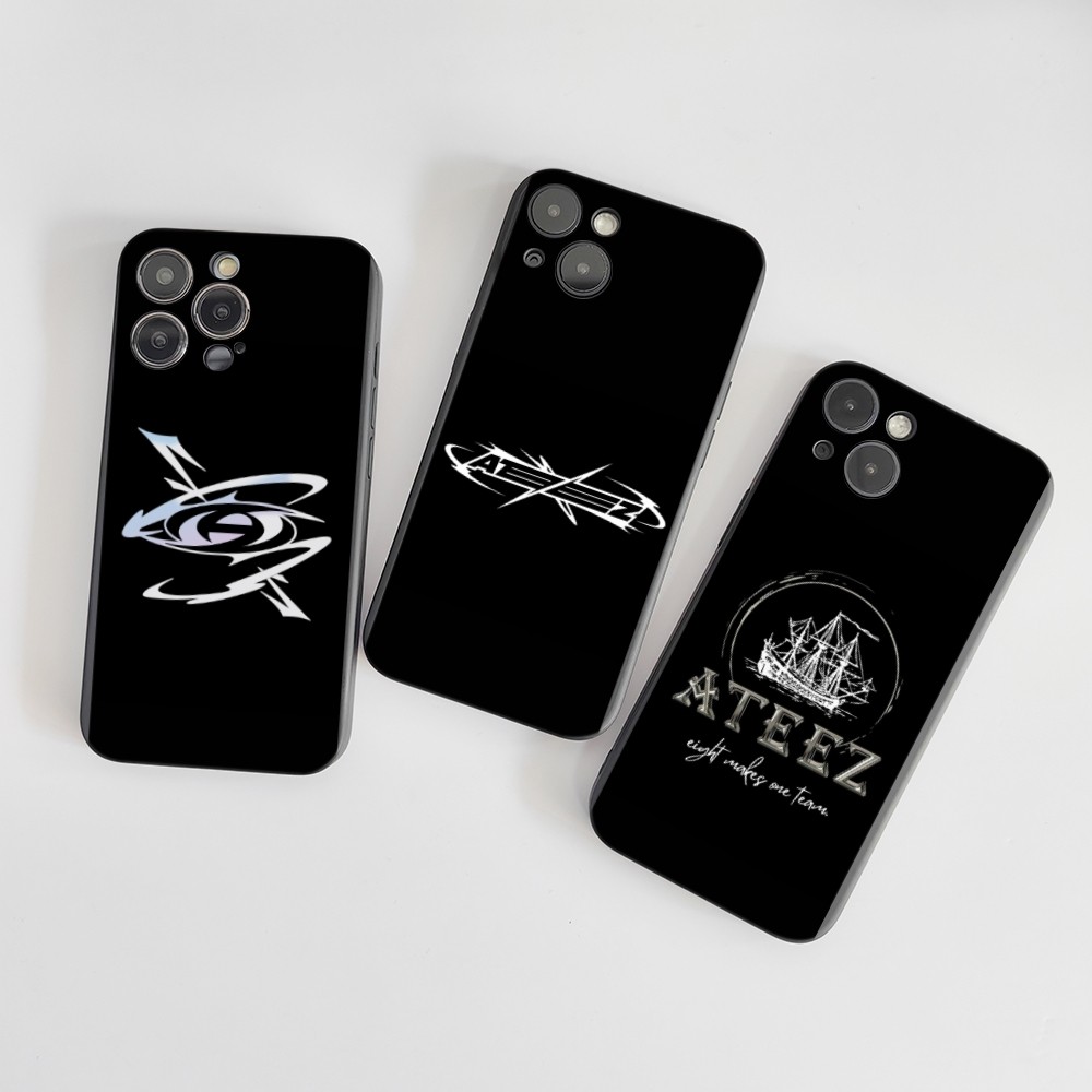 1PC Singers A-ATEEZ Logo Phone - Tech Accessories Apple ulasan dan harga
